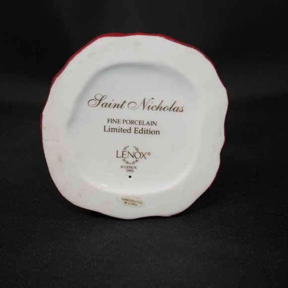 Lenox Saint Nicholas Porcelain Figurine Limited Edition Holiday Decor BJ293 - Picture 2 of 7